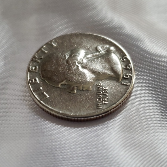 1965 Silver U.S. Quarter No Mint Mark!!! - Picture 3 of 5